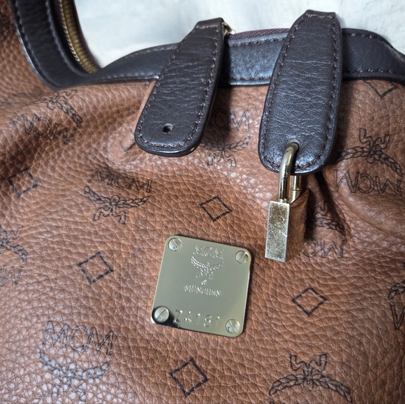 MCM Visetos monogram leather hobo - Picture 3 of 13